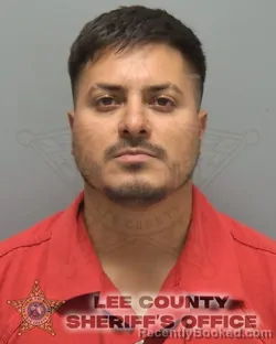 Mugshot of Carlos Eduardo Padron Nava booked in Lee County, Florida on August 25, 2026