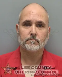 Mugshot of Alexeys Delgado booked in Lee County, Florida on August 25, 2026