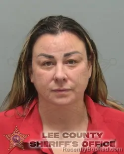 Mugshot of Briona Ritone booked in Lee County, Florida on August 25, 2026