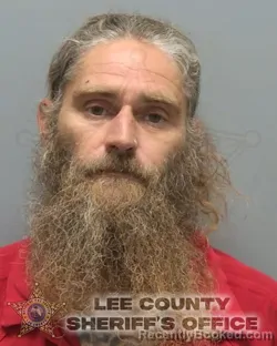 Mugshot of Corey Scott Sprague booked in Lee County, Florida on August 25, 2026