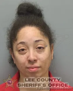 Mugshot of Ashely Renee Ortiz booked in Lee County, Florida on August 25, 2026