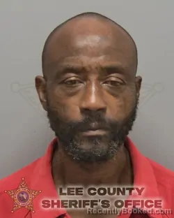 Mugshot of Aaron Cordell Battle booked in Lee County, Florida on August 25, 2026