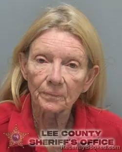Mugshot of Sandra Jean Olson booked in Lee County, Florida on August 25, 2026