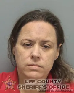Mugshot of Tina Marie Knight booked in Lee County, Florida on August 26, 2026