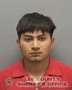 Mugshot of Samuel Lopez Tercero booked in Lee County, Florida on August 26, 2026