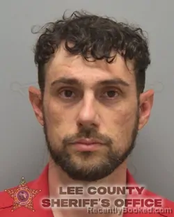Mugshot of John Thomas Bell booked in Lee County, Florida on August 26, 2026