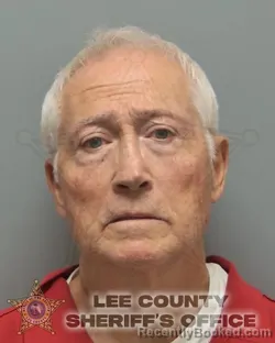 Mugshot of Thomas Eduard Haueter booked in Lee County, Florida on August 27, 2026