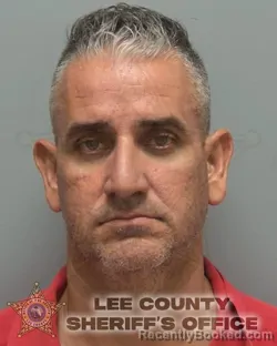Mugshot of Yusnier Garcia Coto booked in Lee County, Florida on August 27, 2026