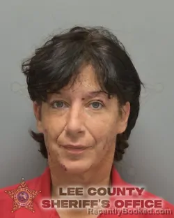 Mugshot of Jennifer Rose Tiscione booked in Lee County, Florida on August 27, 2026