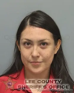 Mugshot of Itzamar America Loredo booked in Lee County, Florida on August 27, 2026