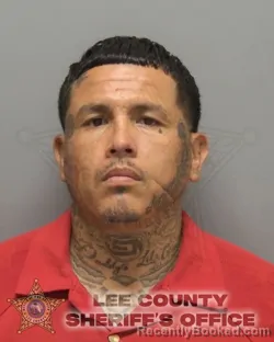 Mugshot of Martin Jaime Ramirez booked in Lee County, Florida on August 27, 2026