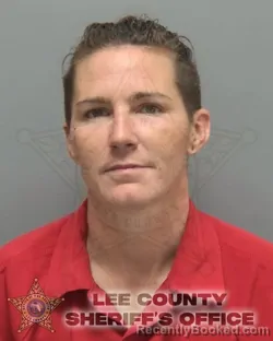 Mugshot of Amanda Eve Davidson booked in Lee County, Florida on August 27, 2026