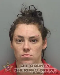 Mugshot of Tiara Lynn Brown booked in Lee County, Florida on August 27, 2026