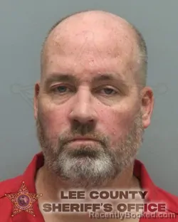 Mugshot of James Eric Johnson booked in Lee County, Florida on August 27, 2026