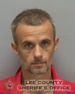 Mugshot of Carl Lyn Stump booked in Lee County, Florida on August 28, 2026