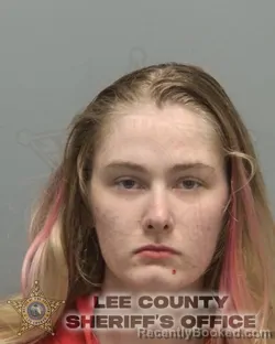 Mugshot of Elizabeth Diana Peterson booked in Lee County, Florida on August 28, 2026