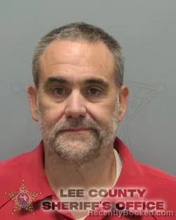 Mugshot of Thomas James Maiale booked in Lee County, Florida on August 28, 2026