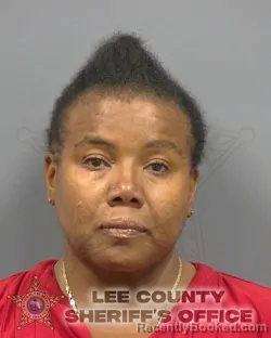 Mugshot of Angelique Piquion booked in Lee County, Florida on August 28, 2026