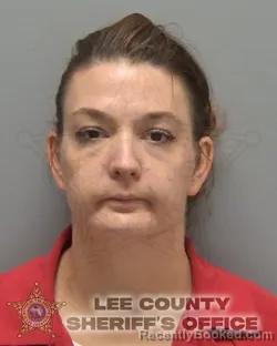 Mugshot of Jacqueline Marie Joy booked in Lee County, Florida on August 28, 2026