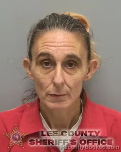 Mugshot of Patience Janeen Wible booked in Lee County, Florida on August 28, 2026