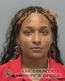 Mugshot of Rashelle Breana Terrell booked in Lee County, Florida on August 29, 2026