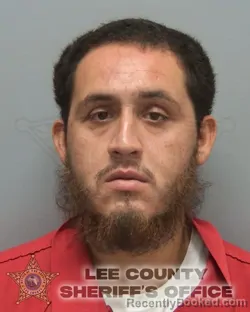 Mugshot of Jose Manuel Gonzalez booked in Lee County, Florida on August 29, 2026