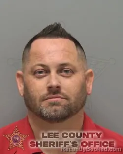 Mugshot of Paul Richard Barchett booked in Lee County, Florida on August 29, 2026