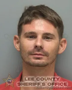 Mugshot of Nicholas Adam Golod booked in Lee County, Florida on August 29, 2026