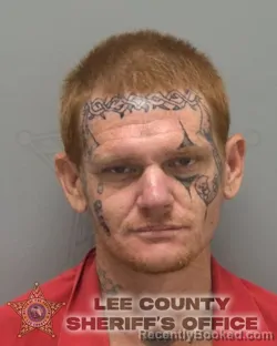 Mugshot of Austin James Mackin booked in Lee County, Florida on August 29, 2026