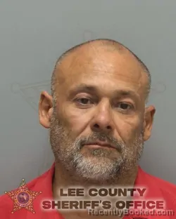 Mugshot of Gilberto Pagan booked in Lee County, Florida on August 29, 2026