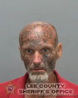 Mugshot of Glenn Alan Smith booked in Lee County, Florida on August 29, 2026