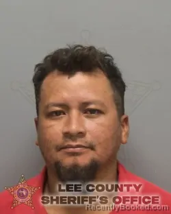 Mugshot of Rafael De Jesus Orozco Artola booked in Lee County, Florida on August 29, 2026