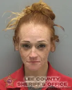 Mugshot of Sabrina Mechele Hutchins booked in Lee County, Florida on August 29, 2026