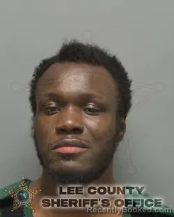 Mugshot of Wesly Esterlin booked in Lee County, Florida on August 30, 2026
