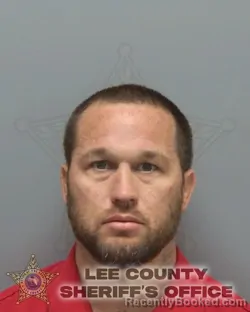 Mugshot of Gage Nathaniel Pate booked in Lee County, Florida on August 30, 2026