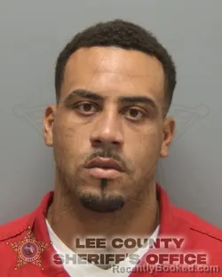 Mugshot of Jared Dean Tracey booked in Lee County, Florida on August 30, 2026