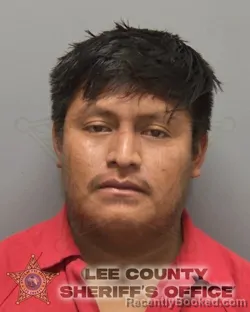 Mugshot of Miguel Sarat Ordonez booked in Lee County, Florida on August 31, 2026