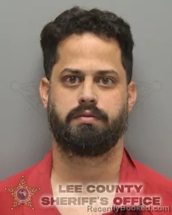 Mugshot of Raymond Calvo booked in Lee County, Florida on August 31, 2026