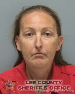Mugshot of Roxanne R Dufresne booked in Lee County, Florida on August 31, 2026