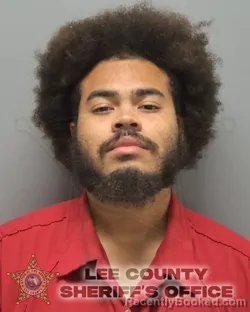 Mugshot of Deandre Edward Major booked in Lee County, Florida on August 31, 2026