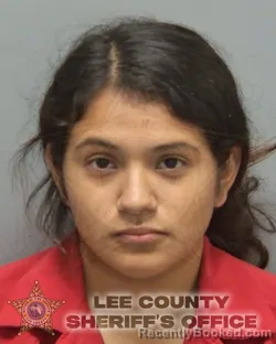 Mugshot of Anasaly Oralia Ramirez booked in Lee County, Florida on September 1, 2026