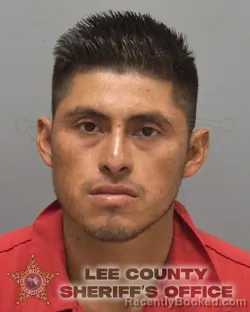 Mugshot of Marvin Leonel Quej Ichich booked in Lee County, Florida on September 10, 2026
