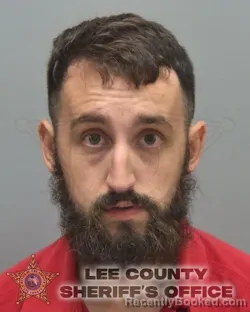Mugshot of Jacob Richard Kups booked in Lee County, Florida on September 10, 2026
