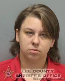 Mugshot of Sydney Hebert booked in Lee County, Florida on September 11, 2026