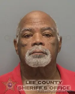 Mugshot of Daniel Leroy Thomas booked in Lee County, Florida on September 11, 2026