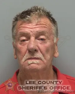 Mugshot of Jerry Dean Hart booked in Lee County, Florida on September 12, 2026