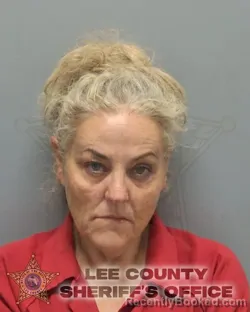 Mugshot of Jessica Marie Meyers booked in Lee County, Florida on September 12, 2026