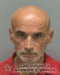 Mugshot of William Henry Barber booked in Lee County, Florida on September 12, 2026