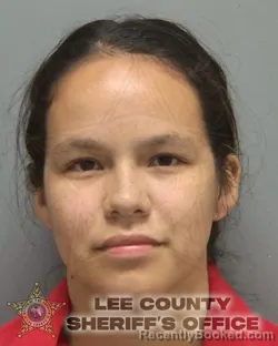 Mugshot of Cassandra Arabela Figueroa booked in Lee County, Florida on September 12, 2026