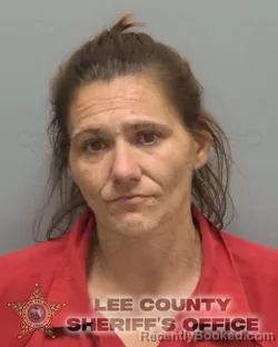 Mugshot of Krystal Nicole Garretson booked in Lee County, Florida on September 12, 2026